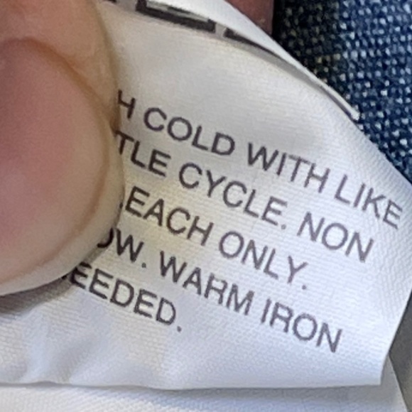 Madewell | Chambray Long Sleeve Ruffled Yoke Bib Cottage Core Prairie Blouse - Picture 14 of 15